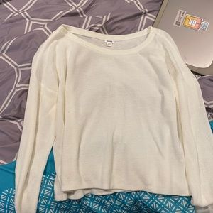 White Garage Sweater